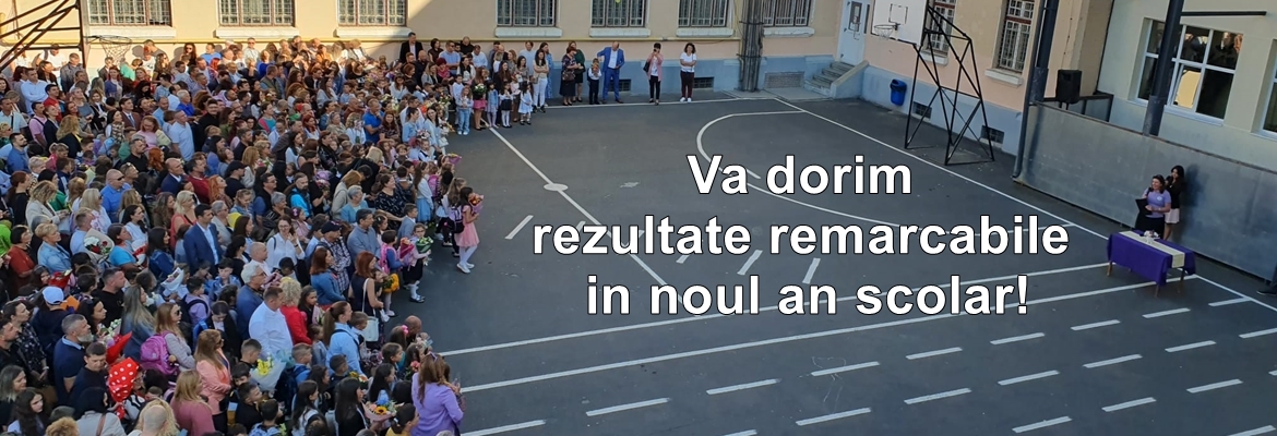 Deschiderea anului scolar 2023 - Scoala Ginaziala Regina Maria Sibiu